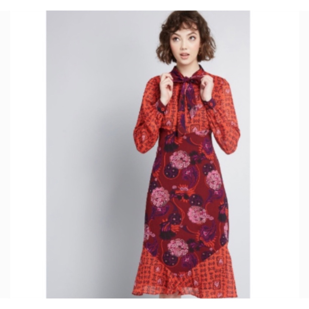 Modcloth x Anna Sui Unforgettable Flair Dress